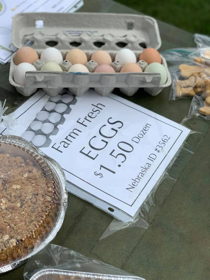eggs at Wayne Farmers Market