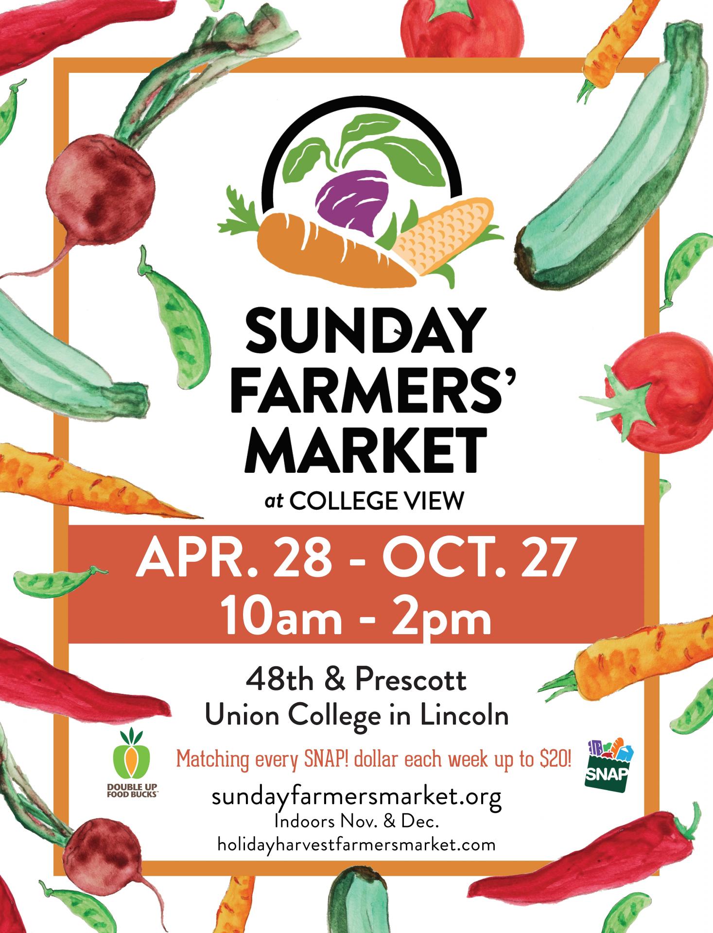 Sunday Farmers Market ad