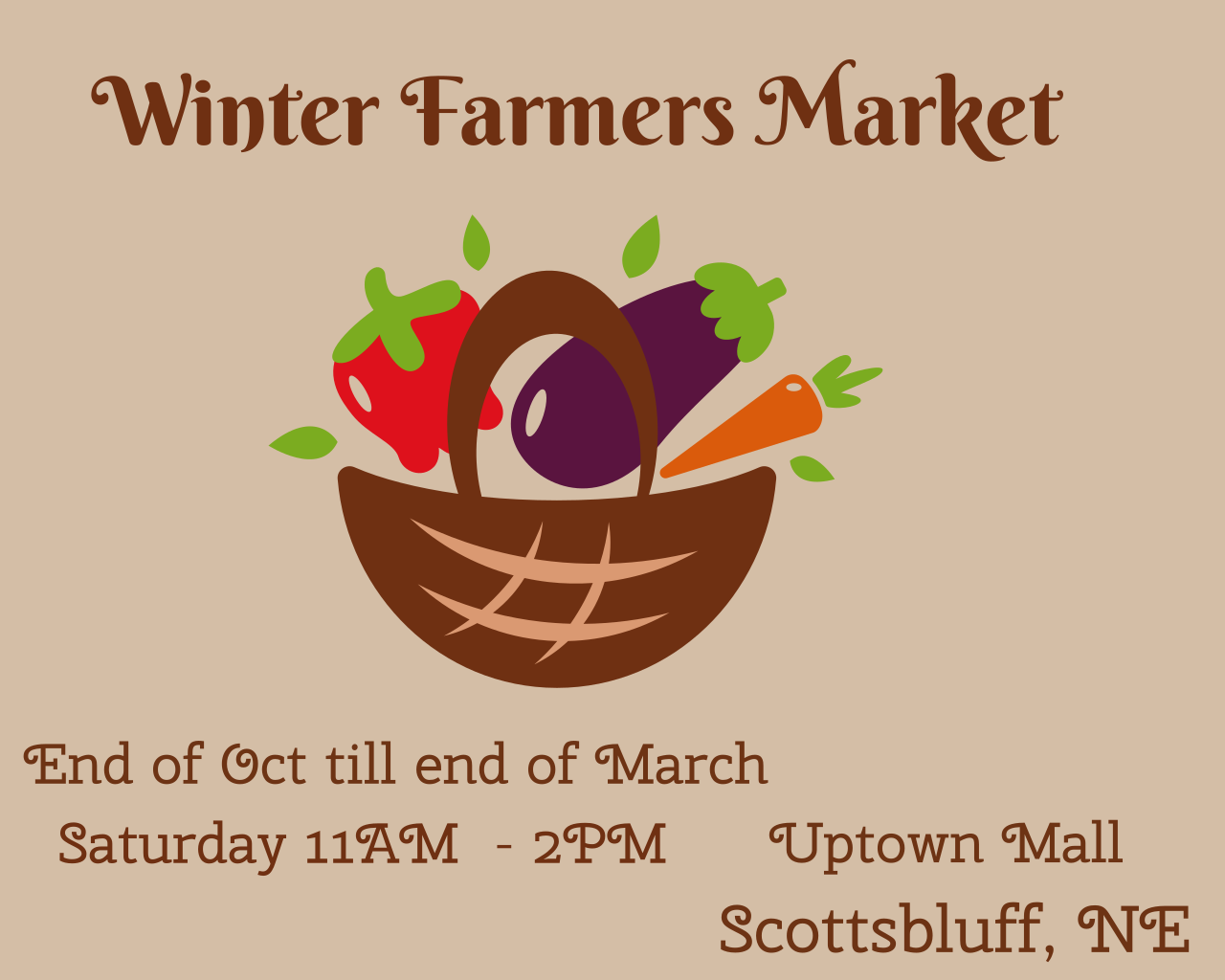 Scottsbluff Winter Farmers' Market  Logo