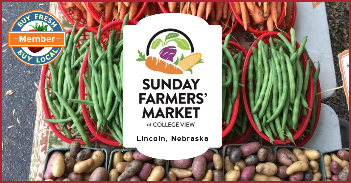 Sunday Farmers' Market at College View Lincoln Nebraska