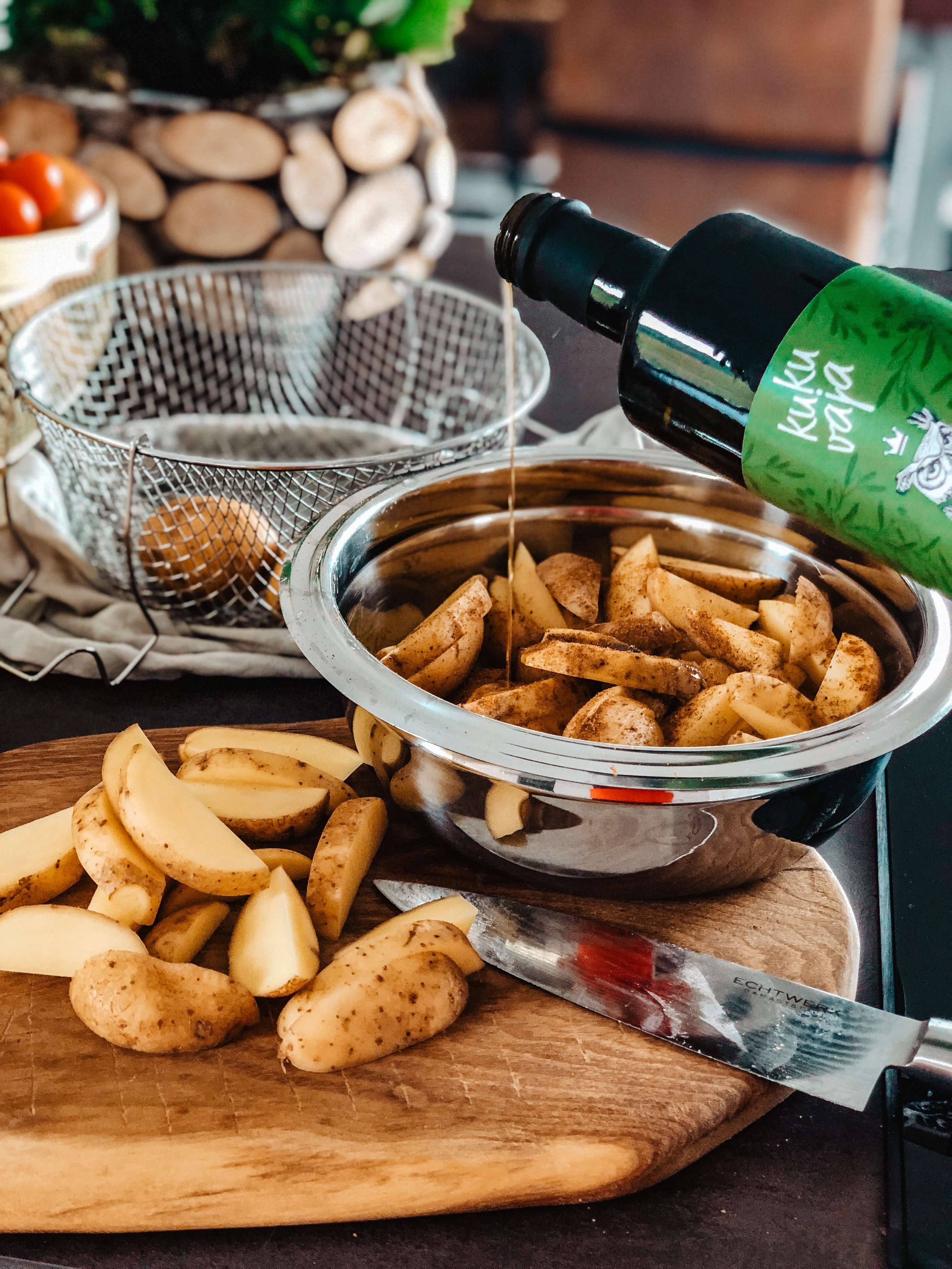 Tasty Microwave Potato Chunks