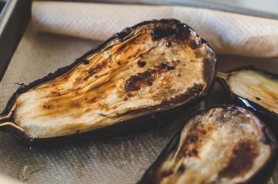 roasted eggplant