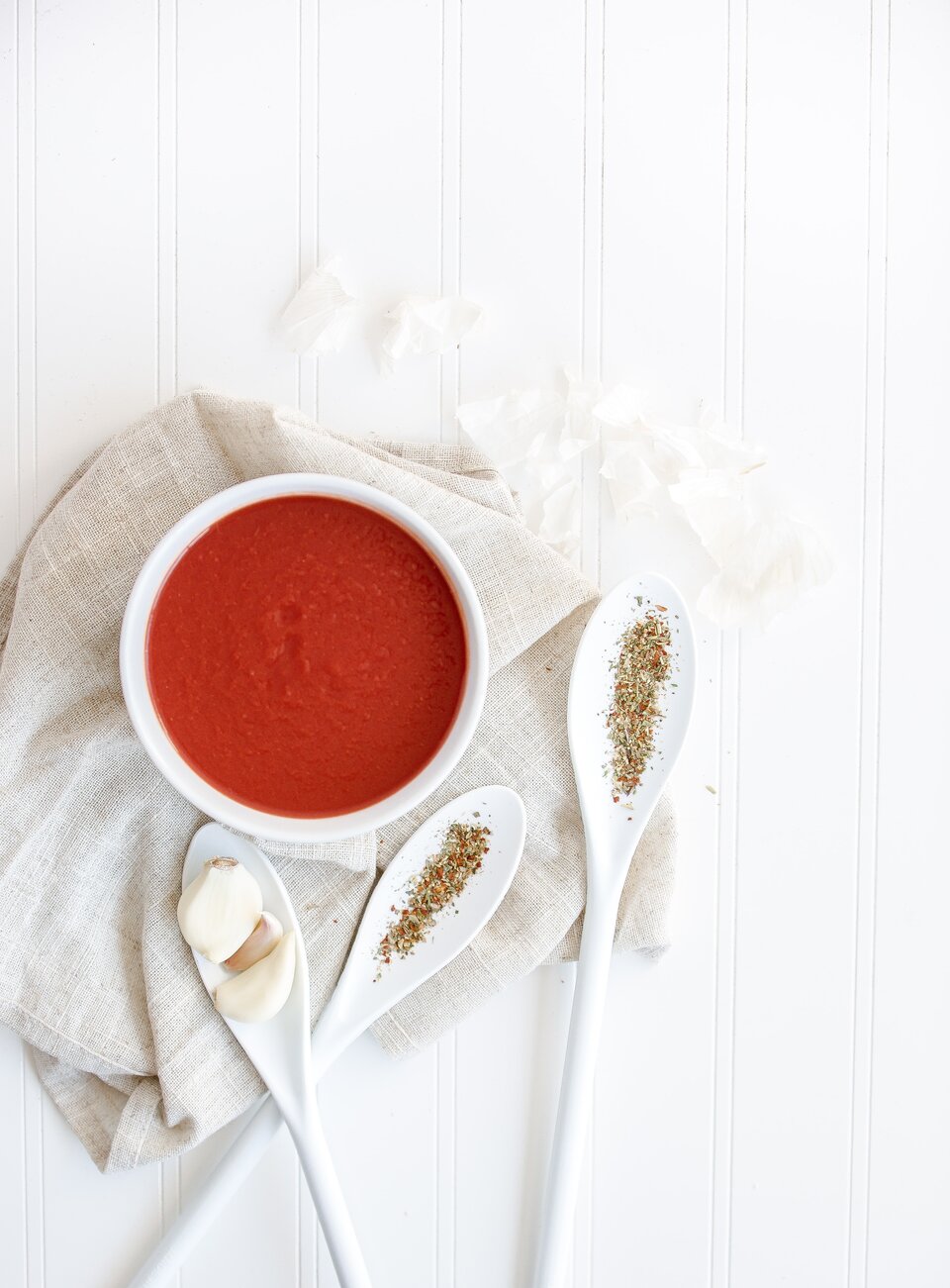 Tomato Soup in Bowl